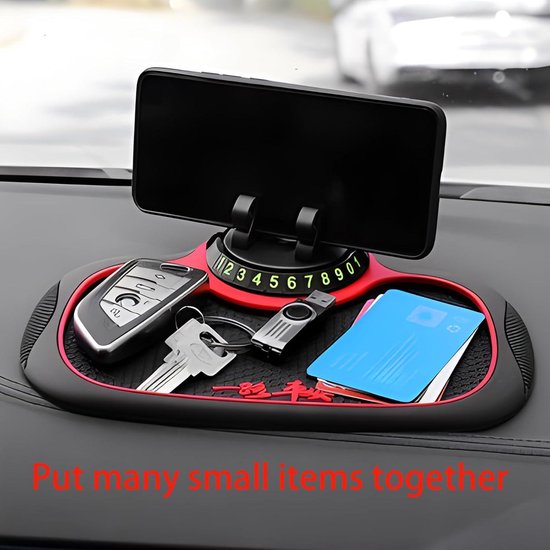 Tapis Antidérapant pour Voiture Support de Téléphone