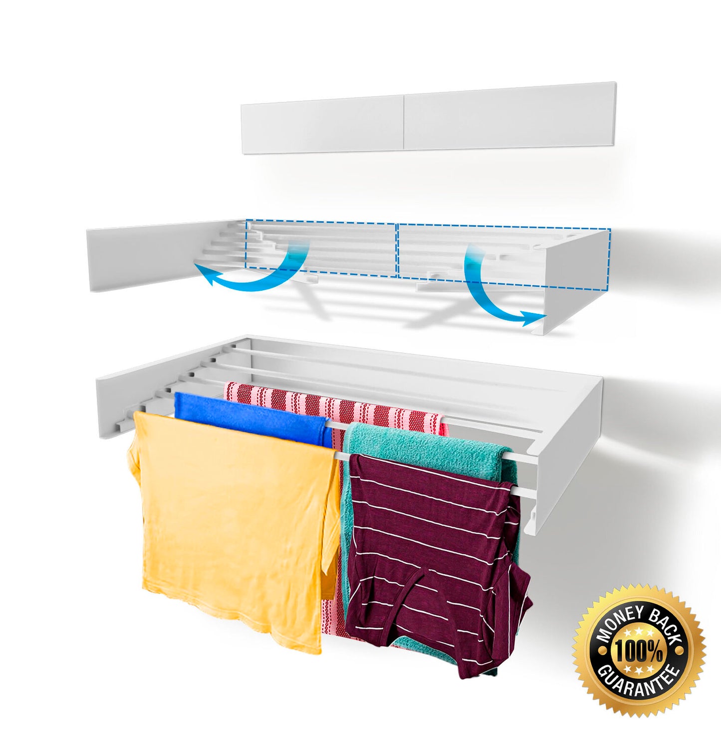 Sèche-Linge Murale Pliable Plasma