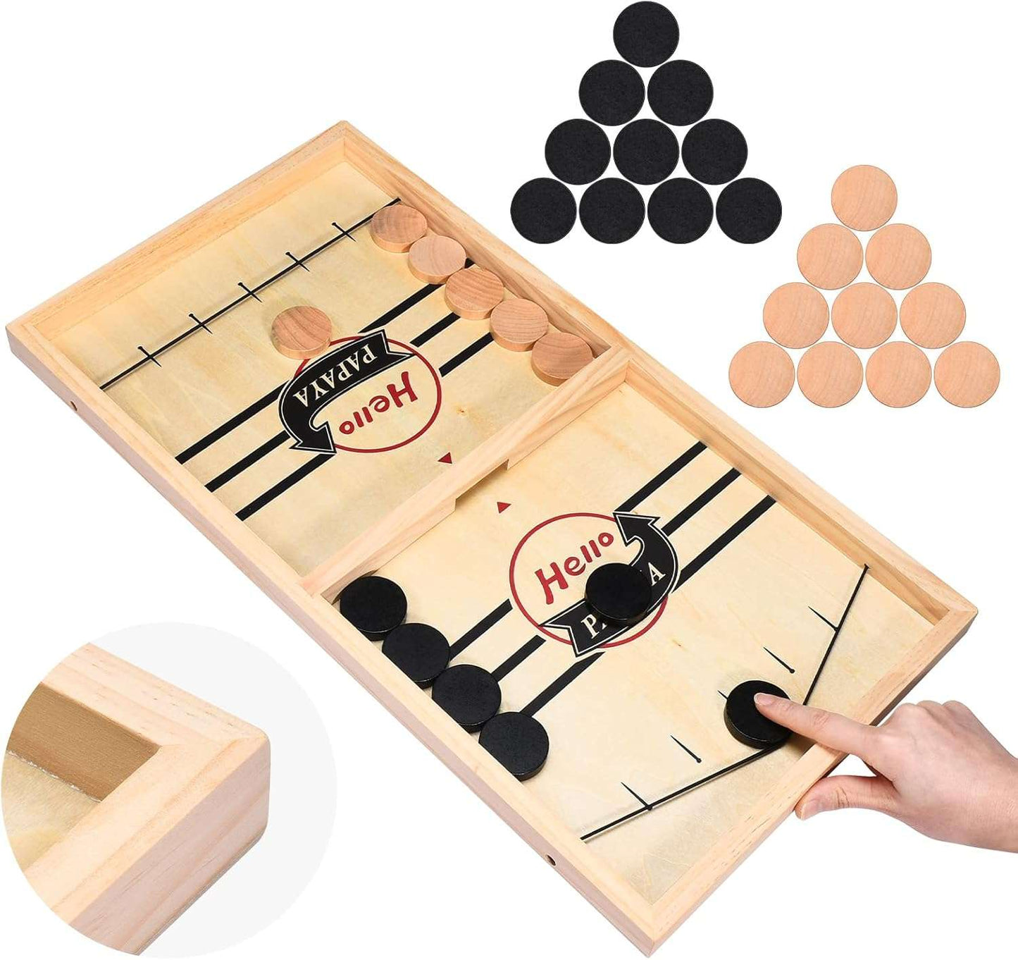 Jeu de rondelle rapide