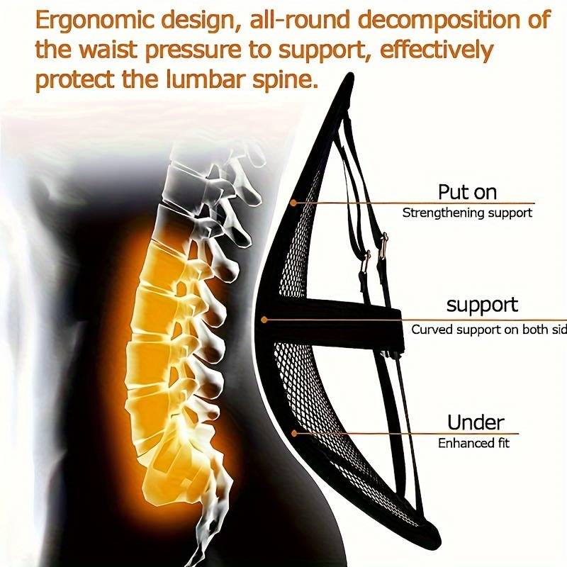 Pack de 2 Supports lombaires respirants