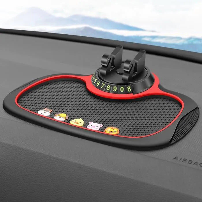 Tapis Antidérapant pour Voiture Support de Téléphone