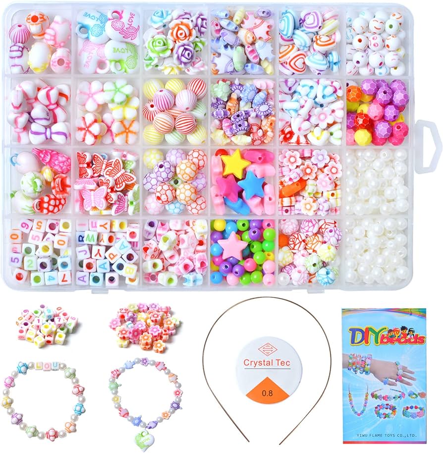 Kit Créatif de Bracelets en Perles d'Argile