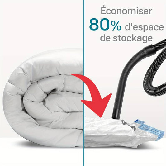 Pack 3 sacs de stockage sous vide 80 X 100 cm