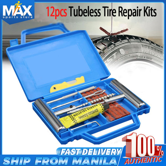 Kit de Réparation de Pneus – Pack de 12 Pièces