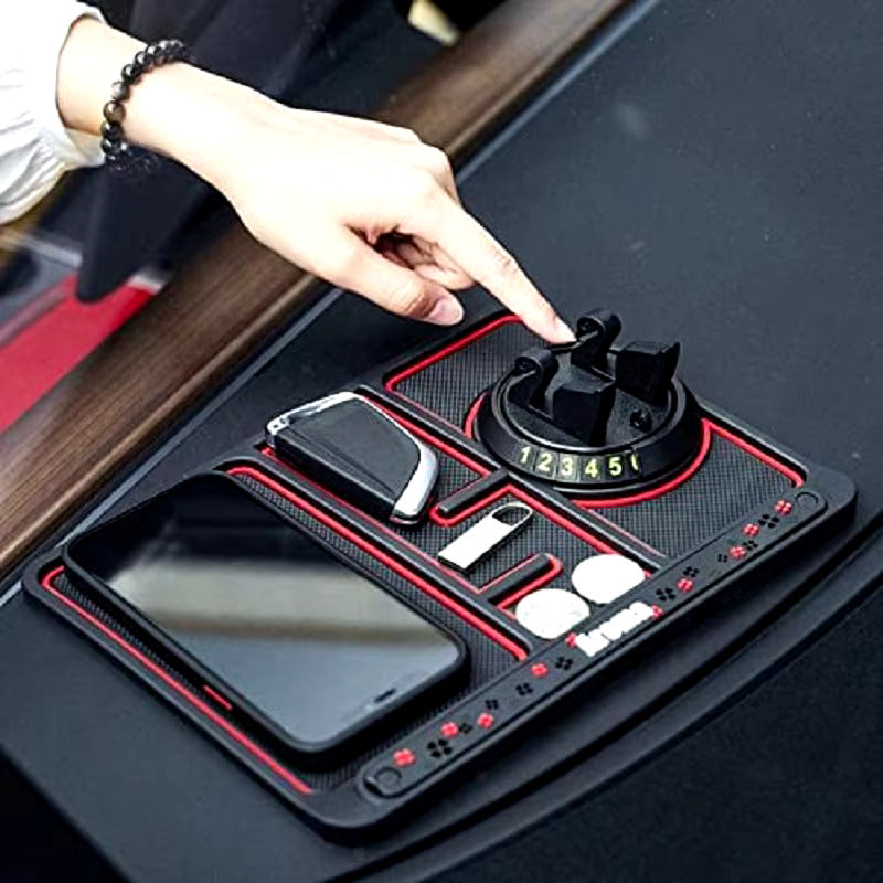 Tapis de Téléphone Antidérapant 4 en 1 pour Voiture