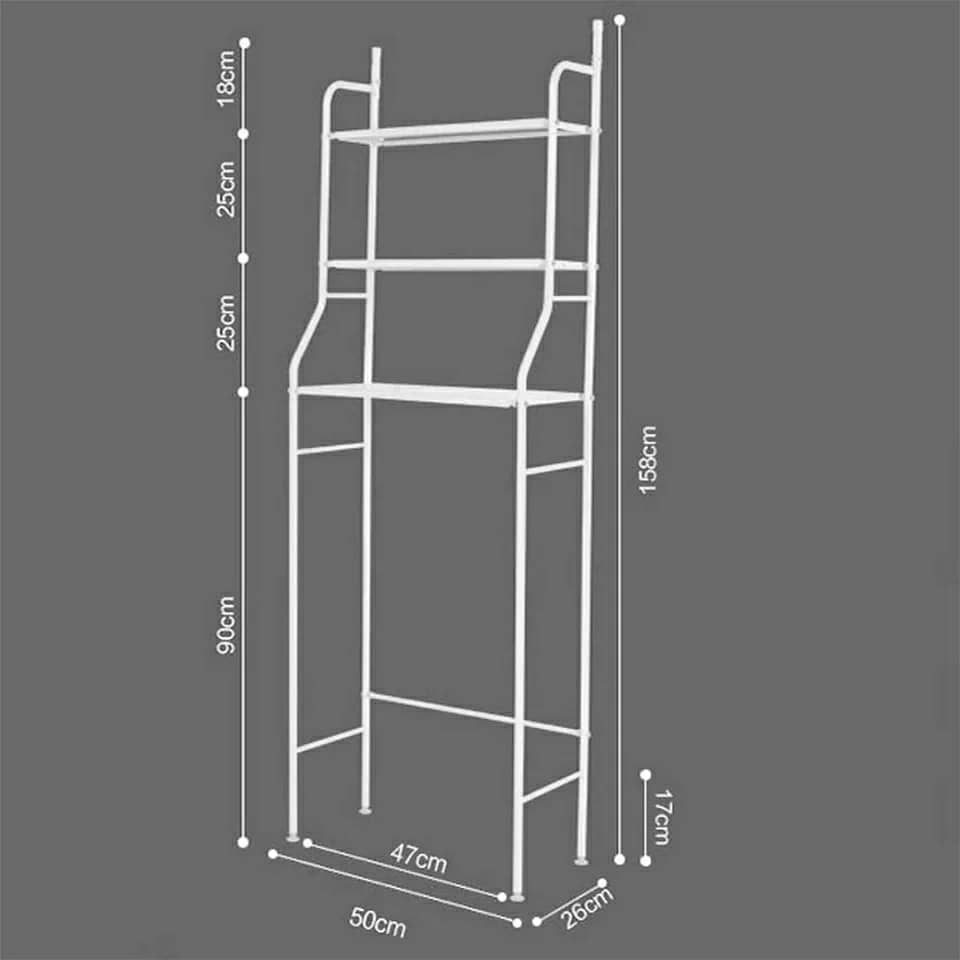 Étagère de Rangement à 3 Niveaux