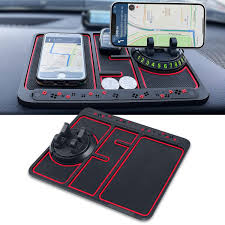 Tapis de Téléphone Antidérapant 4 en 1 pour Voiture